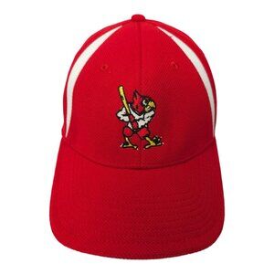 Louisville Cardinals ProFlex Fitted L/XL Cap Embroidered Logo Louie Baseball Hat